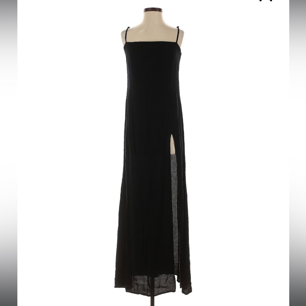 Reformation Black Maxi Skirt